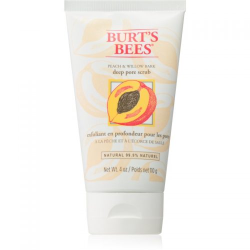 Burt’s Bees Peach & Willow Bark peeling głęboko oczyszczający 110 g