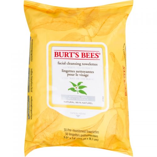 Burt’s Bees White Tea nawilżane chusteczki oczyszczające 30 szt.