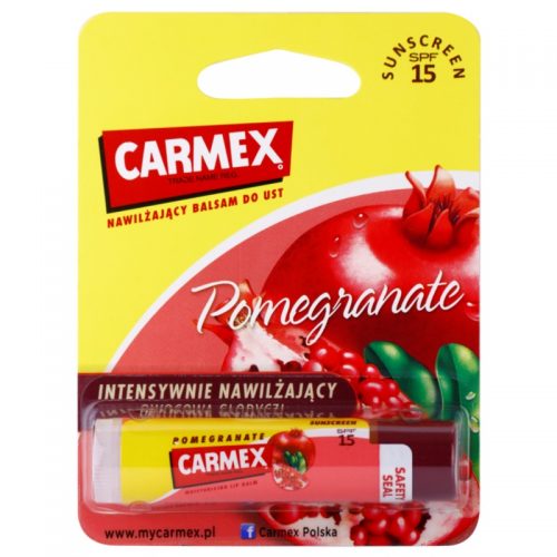 Carmex Pomegranate balsam nawilżający do ust w sztyfcie SPF 15 4,25 g
