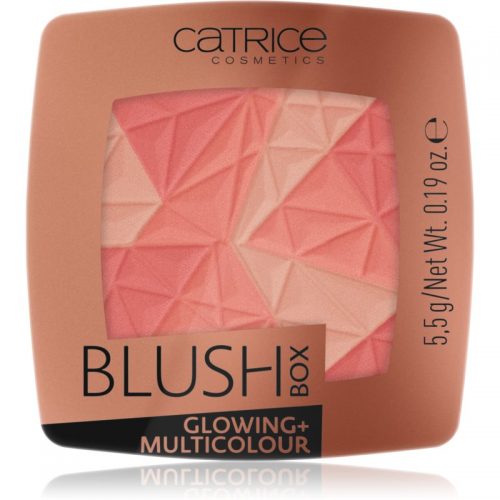 Catrice Blush Box Glowing + Multicolour rozjaśniający róż do policzków odcień 010 Dolce Vita 5,5 g