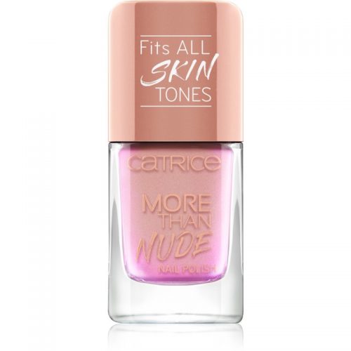 Catrice More Than Nude lakier do paznokci odcień 05 ROSEY-O & SPARKLET 10,5 ml