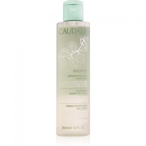 Caudalie Vinopure delikatny tonik oczyszczający do skóry tłustej i mieszanej 200 ml