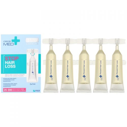 Cece of Sweden Cece Med Stop Hair Loss intensywna kuracja przeciw wypadaniu włosów 5 x 7 ml