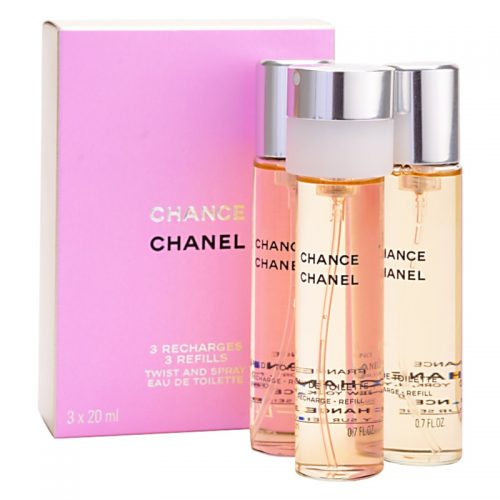 Chanel Chance woda toaletowa uzupełnienie dla kobiet 3 x 20 ml