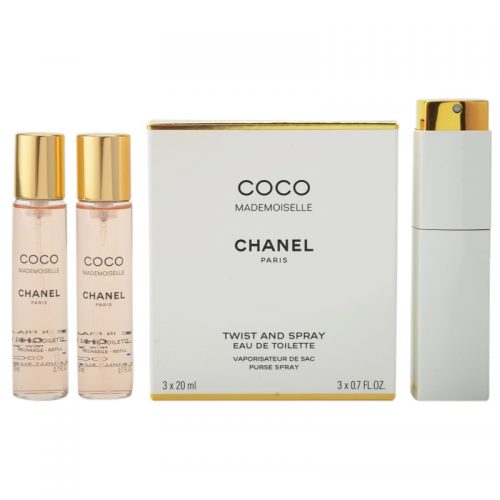 Chanel Coco Mademoiselle woda toaletowa (1x napełnialny + 2x napełnienie) dla kobiet 3×20 ml