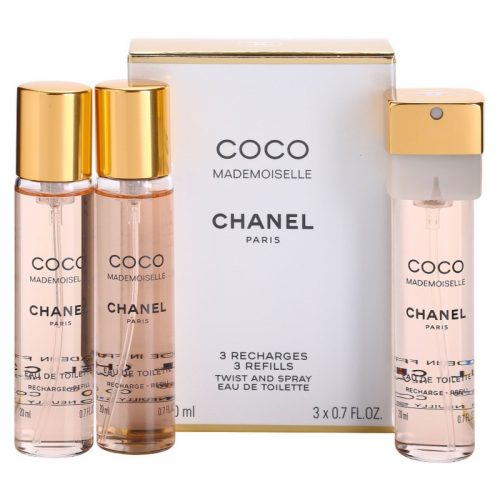 Chanel Coco Mademoiselle woda toaletowa (3 x napełnienie) dla kobiet 3×20 ml