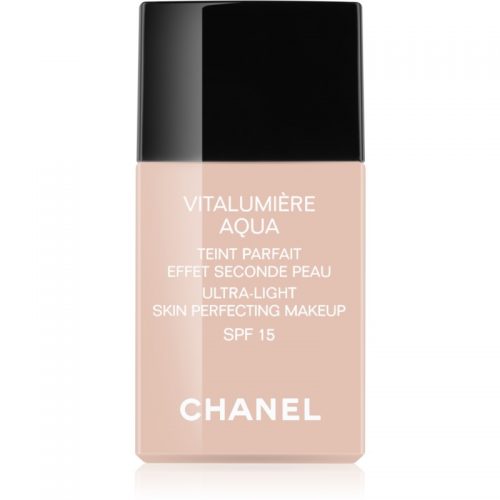 Chanel Vitalumière Aqua ultra lekki make-up nadający skórze promienny wygląd odcień 30 Beige SPF 15 30 ml