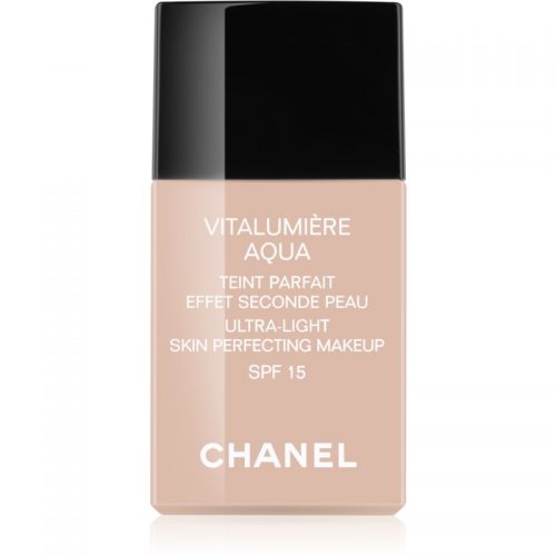 Chanel Vitalumi?re Aqua ultra lekki make-up nadający skórze promienny wygląd odcień 70 Beige 30 ml