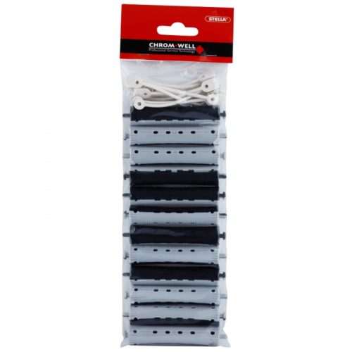 Chromwell Accessories Black/Grey lokówki do trwałej ( ø 16 x 91 mm ) 9,1 cm