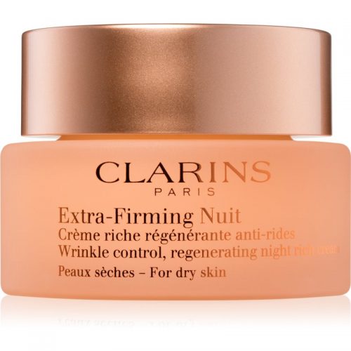 Clarins Extra-Firming ujędrniająco – przeciwzmarszczkowy krem na noc do skóry suchej 50 ml