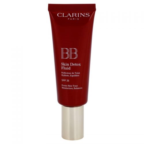 Clarins Face Make-Up BB Skin Detox Fluid krem BB o działaniu nawilżającym SPF 25 odcień 02 Medium 45 ml