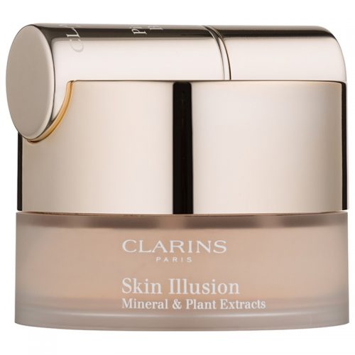 Clarins Face Make-Up Skin Illusion podkład w pudrze z pędzelkiem odcień 107 Beige 13 g