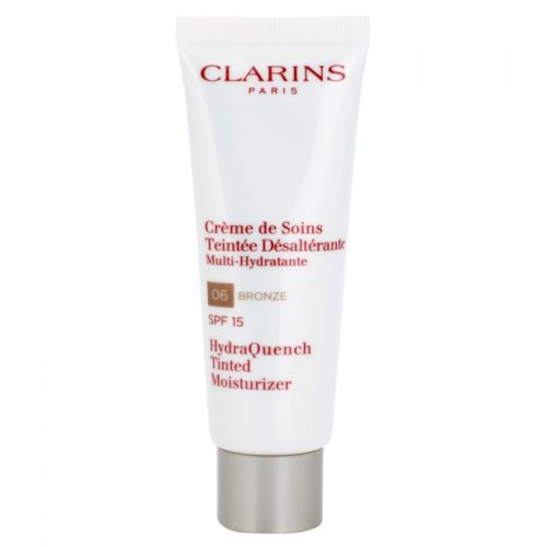 Clarins HydraQuench lekki krem tonujący o działaniu nawilżającym SPF 15 odcień 06 Bronze 50 ml