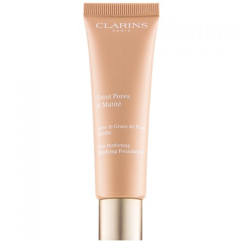 Clarins Pore Perfecting podkład matujący minimalizujący pory odcień 04 Nude Amber 30 ml