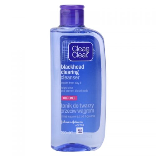 Clean & Clear Blackhead Clearing woda tonizująca przeciw zaskórnikom 200 ml