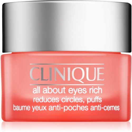 Clinique All About Eyes™ Rich nawilżający krem pod oczy przeciw obrzękom i cieniom 15 ml