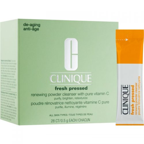 Clinique Fresh Pressed puder czyszczący z witaminą C 28 x 0,5 g
