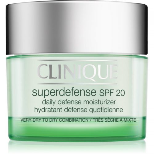 Clinique Superdefense krem nawilżająco-ochronny na dzień do skóry suchej i mieszanej SPF20 50 ml