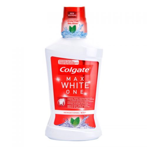 Colgate Max White One płyn do płukania jamy ustnej bez alkoholu smak Sensational Mint 500 ml