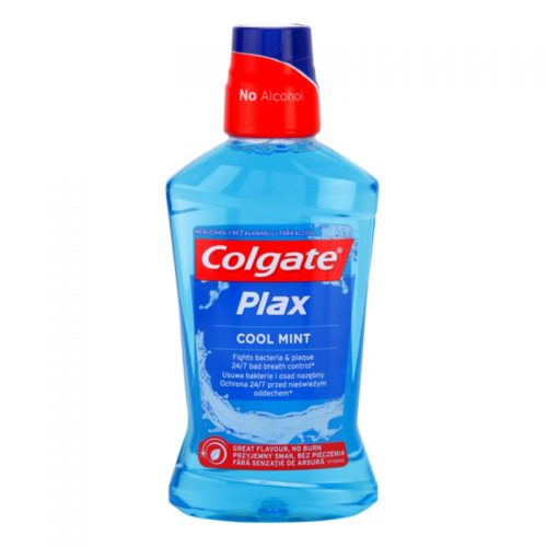 Colgate Plax Cool Mint płyn do płukania jamy ustnej przeciw płytce nazębnej 500 ml