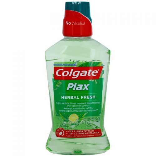 Colgate Plax Herbal Fresh płyn do płukania jamy ustnej przeciw płytce nazębnej 500 ml