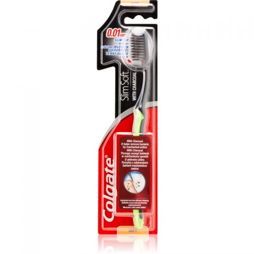 Colgate Slim Soft Charcoal szczoteczka do zębów z węglem aktywnym soft