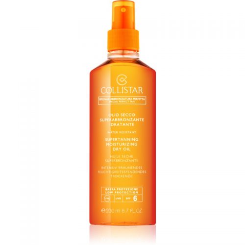 Collistar Sun Protection suchy olejek do opalania SPF 6 200 ml