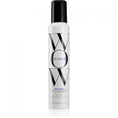 Color WOW Brass Banned pianka tonująca do włosów blond 200 ml