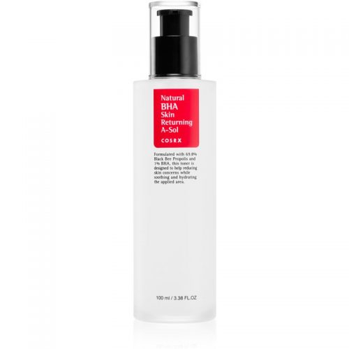 Cosrx Natural BHA Skin Returning A-Sol tonik nawilżający i kojący dla suchej skóry 100 ml