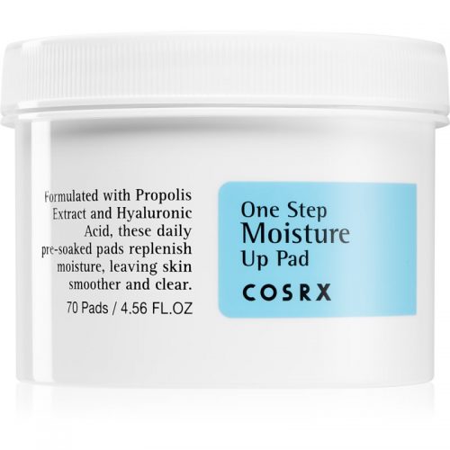 Cosrx One Step Moisture złuszczające chusteczki do twarzy o dzłałaniu nawilżającym 70 szt.