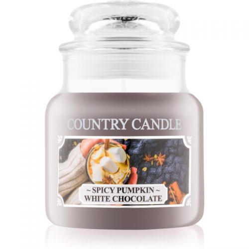 Country Candle Spicy Pumpkin White Chocolate świeczka zapachowa 104 g