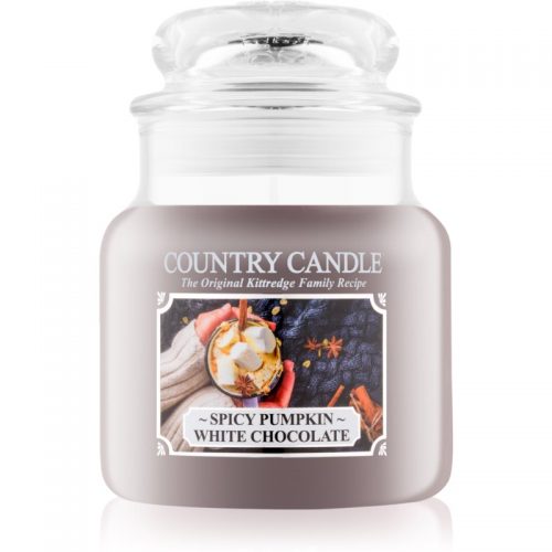 Country Candle Spicy Pumpkin White Chocolate świeczka zapachowa 453,6 g