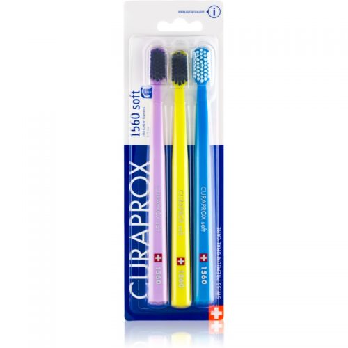 Curaprox 1560 Soft szczoteczki do zębów 3 szt. warianty kolorystyczne 3 szt.