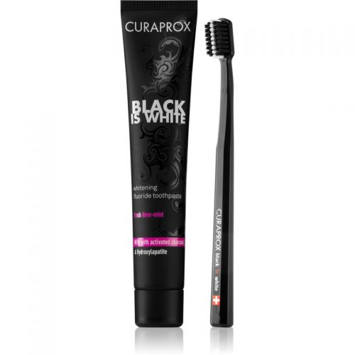 Curaprox Black is White zestaw kosmetyków I. unisex