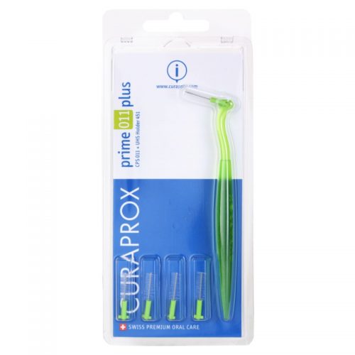 Curaprox Prime Plus zapasowe szczoteczki międzyzębowe 5 szt. + uchwyt CPS 011 1,1 – 5,0 mm 5 szt.