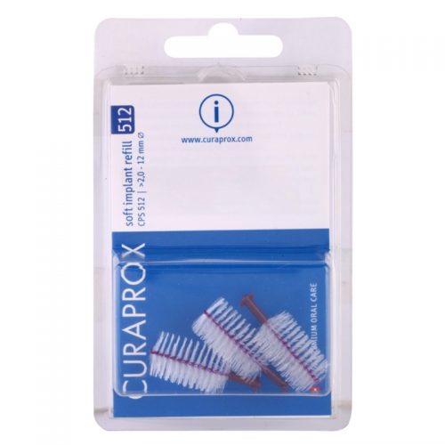 Curaprox Soft Implantat CPS zapasowe szczoteczki międzyzębowe do implantów 3 szt. 3 szt.