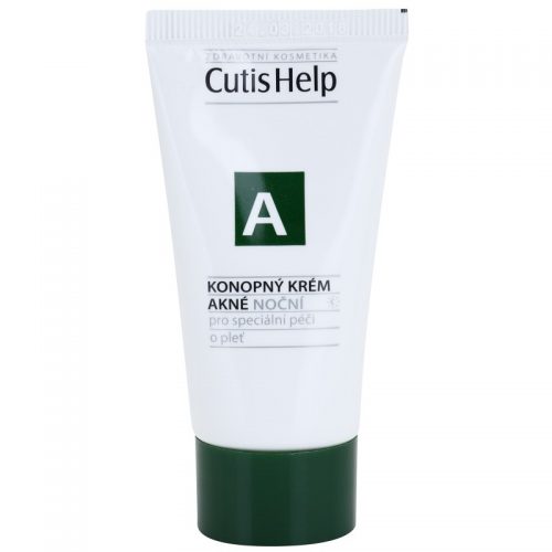 CutisHelp Health Care A – Acne konopny krem na noc do skóry z problemami 30 ml