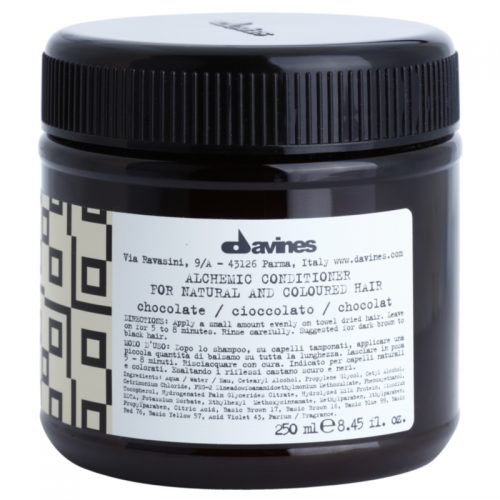 Davines Alchemic Chocolate odżywka nawilżająca dla podkreślenia koloru włosów 250 ml