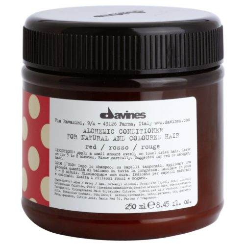 Davines Alchemic Red odżywka nawilżająca dla podkreślenia koloru włosów 250 ml