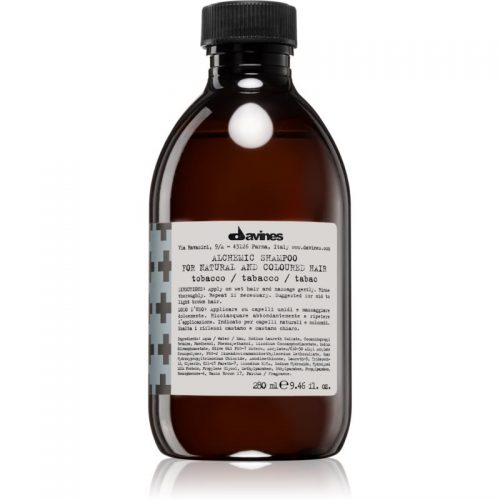 Davines Alchemic Tobacco szampon nawilżający dla podkreślenia koloru włosów 280 ml