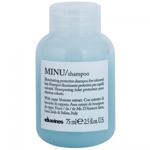 Davines Minu Caper Blossom szampon ochronny do włosów farbowanych 75 ml