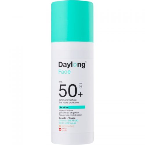 Daylong Sensitive fluid tonujący do opalania SPF 50+ odcień Light-Medium 50 ml