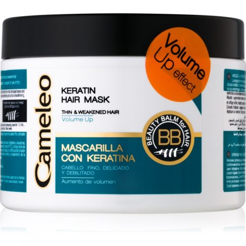 Delia Cosmetics Cameleo BB maseczka keratynowa do włosów cienkich i delikatnych 500 ml