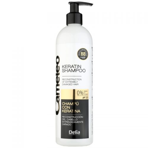 Delia Cosmetics Cameleo BB szampon keratynowy do włosów zniszczonych 500 ml