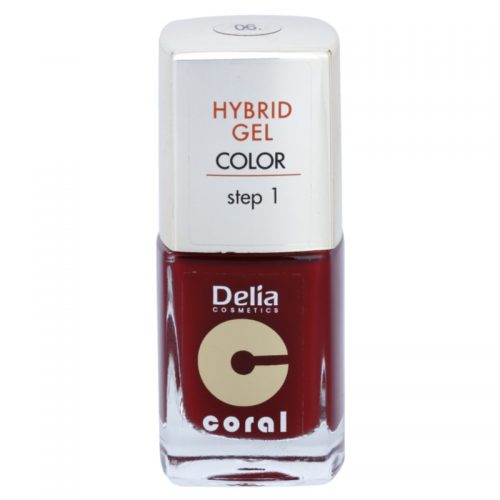Delia Cosmetics Coral Nail Enamel Hybrid Gel żelowy lakier do paznokci odcień 06 11 ml