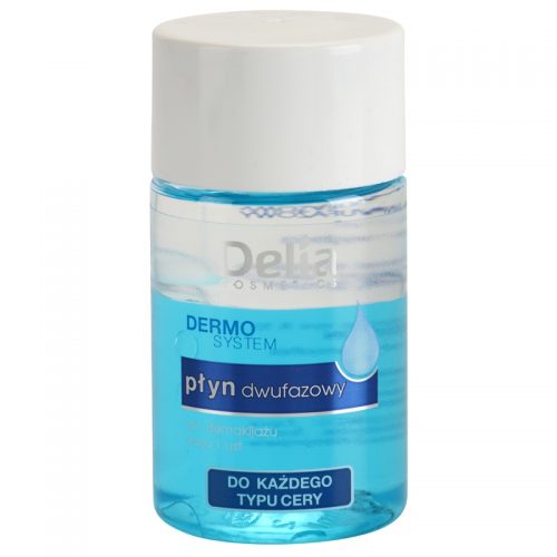 Delia Cosmetics Dermo System dwufazowy płyn do demakijażu okolice oczu i usta 50 ml