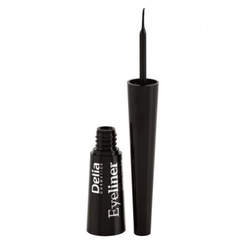 Delia Cosmetics New Look długotrwały eyeliner w płynie odcień Black 5 ml