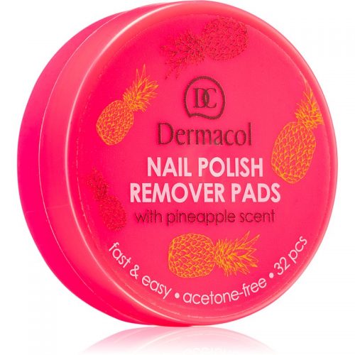 Dermacol Nail Polish Remover Pads zmywacz do paznokci bez zapachu 32 szt.