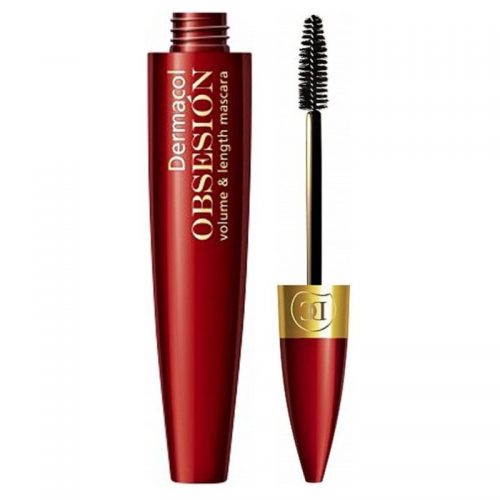 Dermacol Obsesión tusz do rzęs nadający objętość, wydłużający i rozdzielający rzęsy Black 12 ml