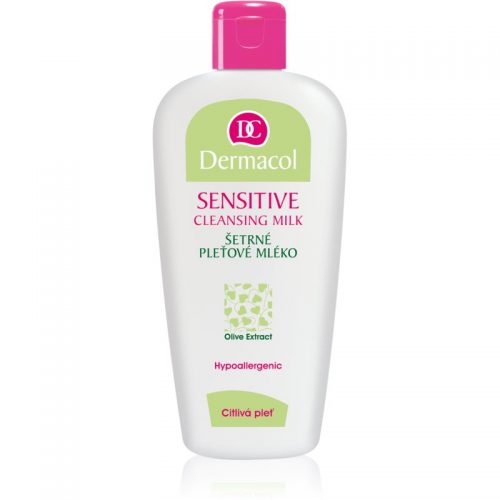 Dermacol Sensitive oczyszczające mleczko do twarzy dla cery wrażliwej 200 ml